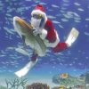 サンタが水槽にダイブ、サメやエイとひと泳ぎ　サンシャイン水族館　読売新聞　2015年11月25日