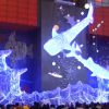 全長約11mのジンベエザメ2匹のイルミネーションや点灯式　2016年大阪 海遊館
